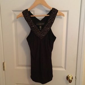 Zara Collection Beaded Sleeveless Top
